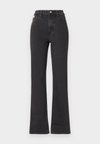 HIGH RISE STRAIGHT - Straight leg jeans - essential black