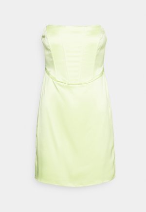 Gina Tricot Petite CORSET DRESS - Koktel haljina / svečana haljina - lime sherbet