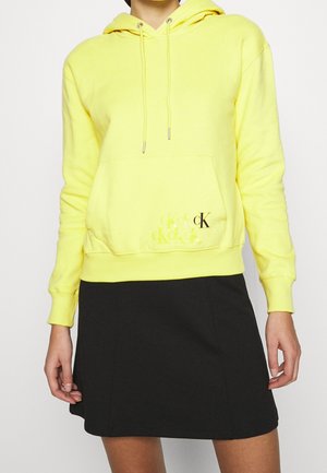 Sweat à capuche - neon yellow