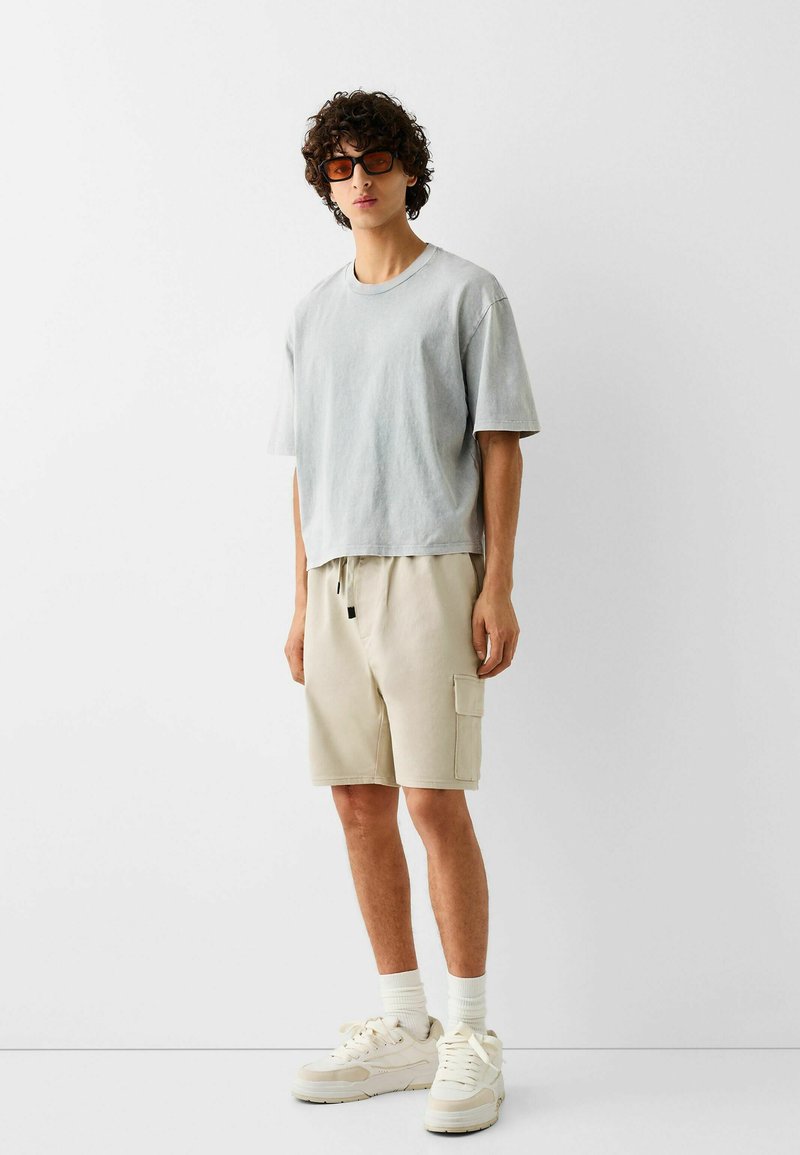 Bershka Shorts zandkleur Bershka Shorts zandkleur