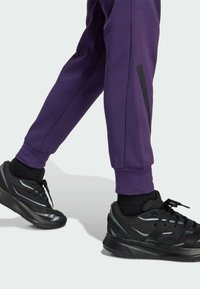 adidas Performance JUNIOR - Träningsbyxor - aurora plum   aurora black