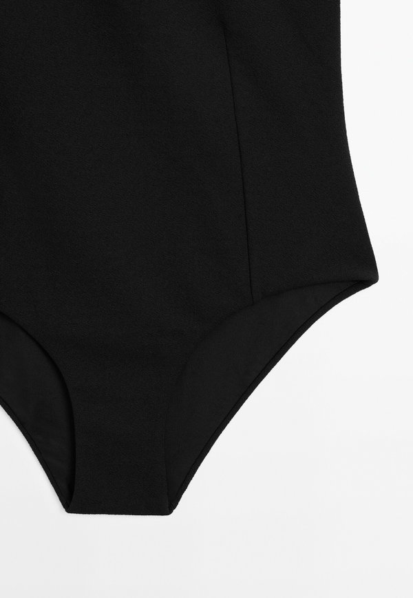 TEXTURED WITH ASYMMETRIC NECKLINE - Swimsuit4