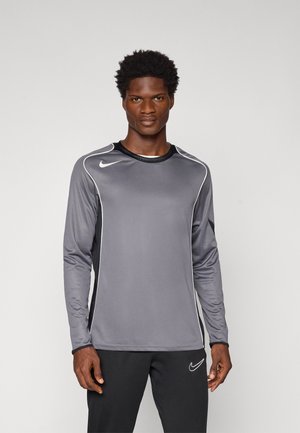 T90 TOP - Langærmet T-shirt - light graphite/black/sail/white