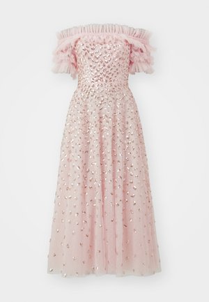 Needle & Thread AUTUMN LEAVES OFF SHOULDER BALLERINA DRESS - Ballkleid - dusk pink/caramel