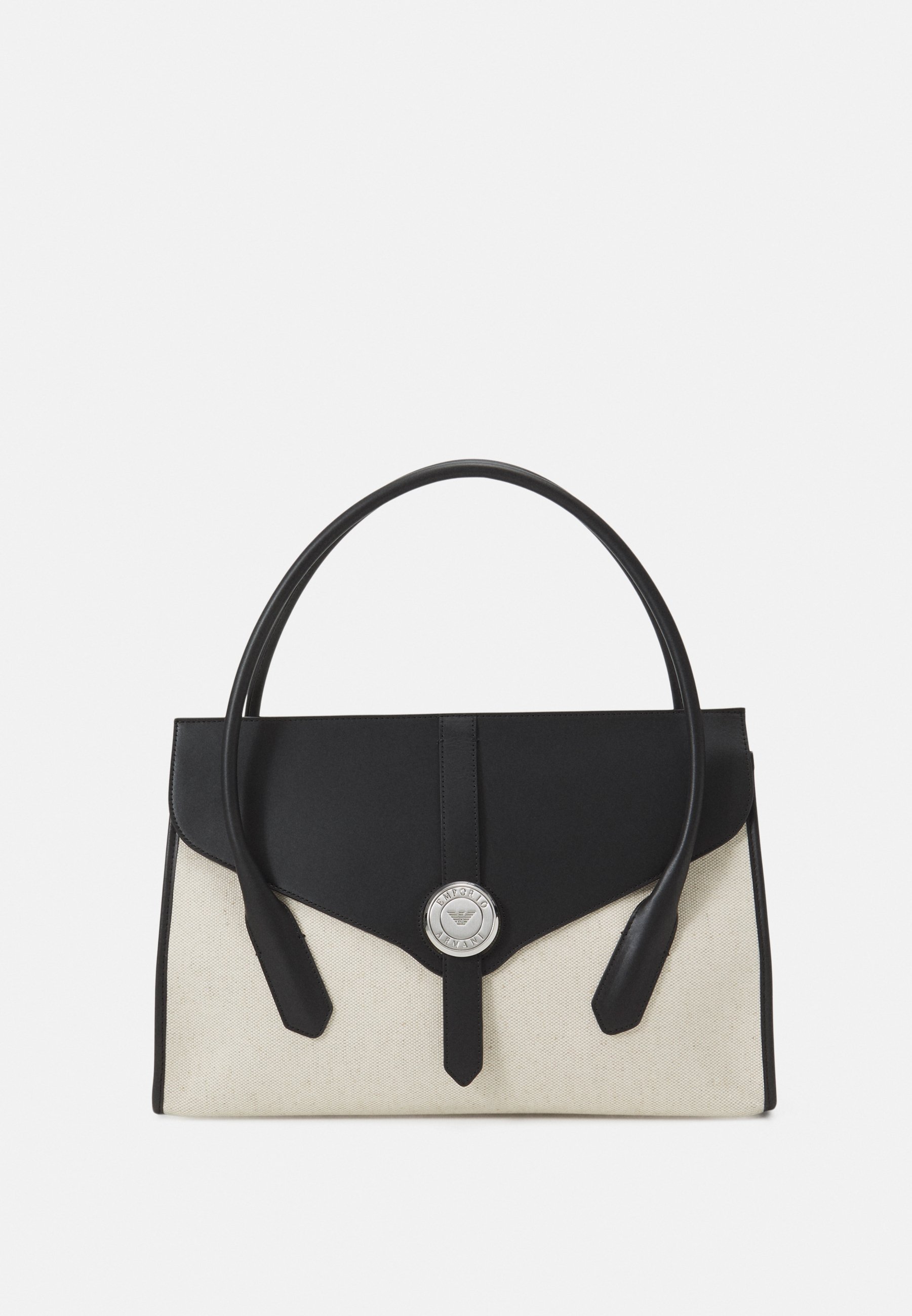 Emporio Armani CAREN TOTE BAG - Borsa a mano - black/white/nero - Zalando.it