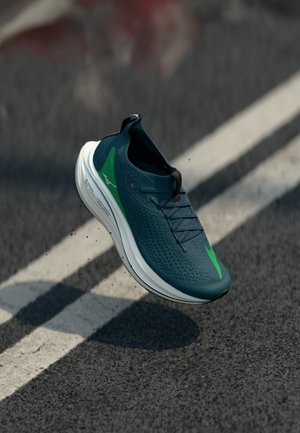Mizuno NEO VISTA 2 - Chaussures de running sur route - reflecting pond/white/goblin green