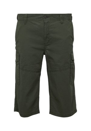 s.Oliver FILE GESTRUCTUREERDE IN EEN MET 3/4-LENGTE - Short - olivgrün