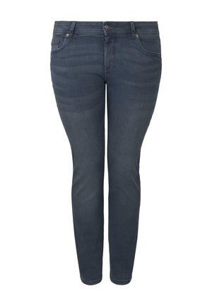 MY TRUE ME TOM TAILOR BASIC SLIM LEG - Jeans Slim Fit - used dark stone