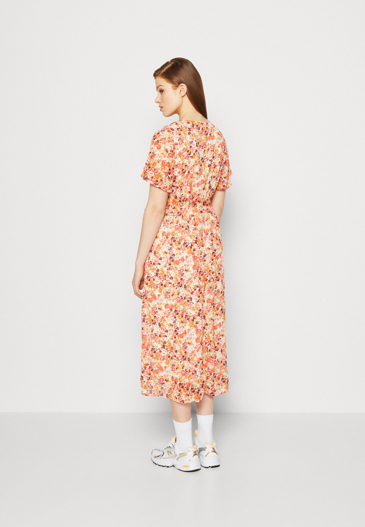 ONLLUCIE MIDI WRAP DRESS