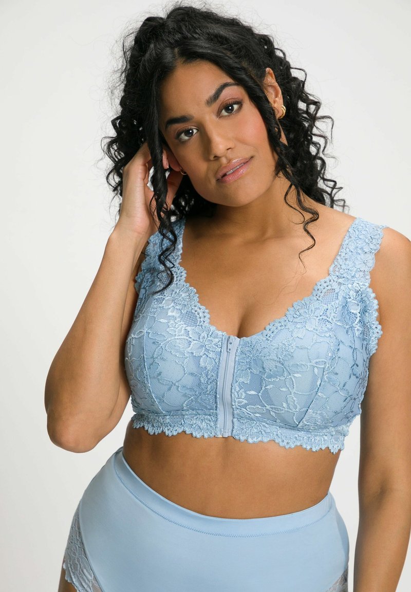 Ulla Popken VERSATILE - Bustier - light blue