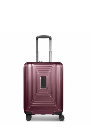ESSENTIALS KABINENTROLLEY SLIM - Wheeled suitcase - aubergine metallic
