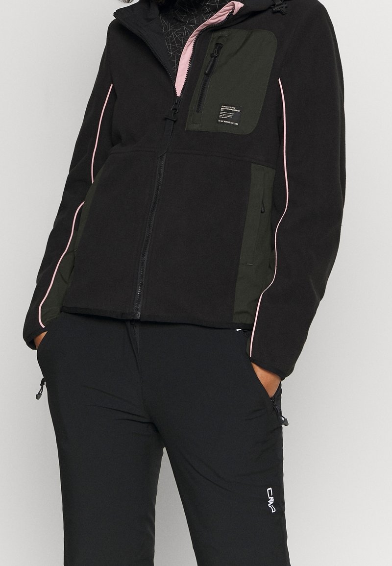 Superdry & Co Fleecejacka - black