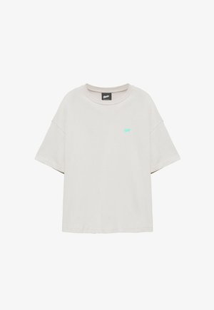 PULL&BEAR, STWD LOGO BOXY - T-SHIRT - Print T-shirt - grey