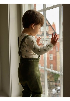 Lil' Atelier, DUNGAREES KNITTED - Salopette - cypress