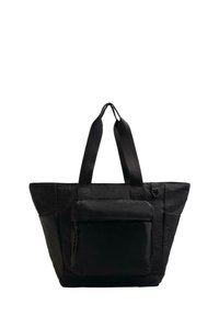 TECHNICAL WITH FRONT POCKET - Bevásárlótáska - black