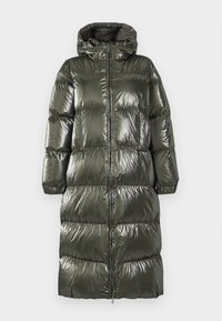 RUENNE THERMO PEARLY - Χειμωνιάτικο παλτό - black/olive