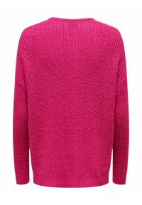 JDY JDYNEW MEGAN  PULLOVER - Strikkegenser - beetroot purple