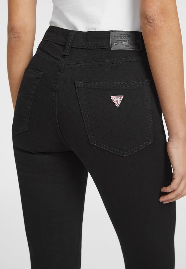 HIGH RISE - Jeans Skinny Fit - schwarz3