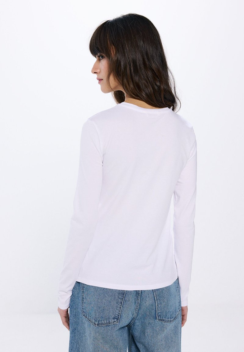 Maglietta A Maniche Lunghe Springfield Donna - Tessuto Di Qualità, Design Versatile Per Uno Stile Casual Chic - 2