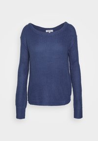 Missguided Stickad tröja - blue