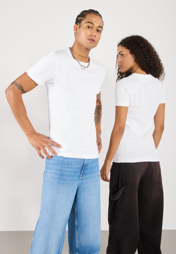 BASIC RIB T SHIRT UNISEX - Basic T-shirt2