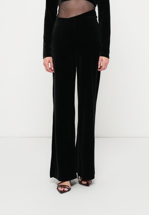 FRAY PANTS - Alushousut - schwarz