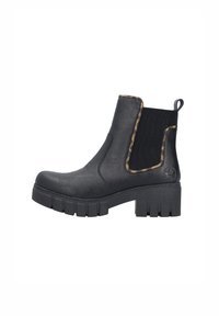 Rieker Plateaustiefelette - schwarz