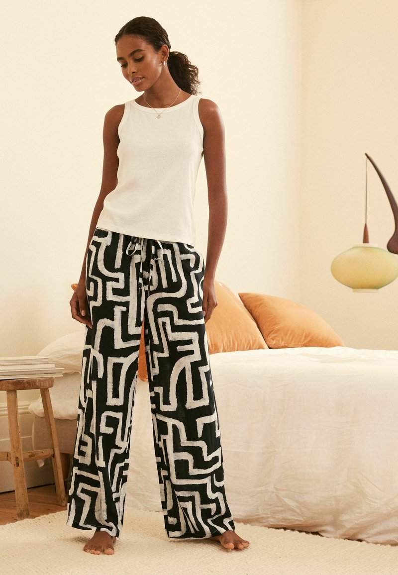 Next Bas de pyjama - monochrome geo