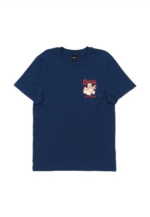 OVERBITE - Print T-shirt - mechanic blue