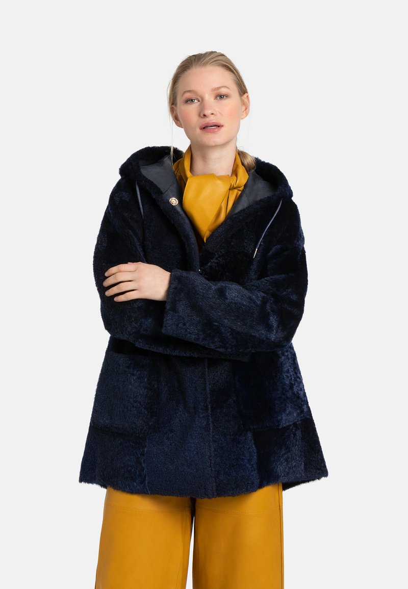 Damen Parkas | Werner Christ Wintermantel dunkelblau - QA94215 Damen Parkas | Werner Christ Wintermantel dunkelblau - QA94215
