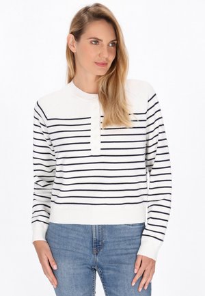 usha, Pullover - offwhite navy