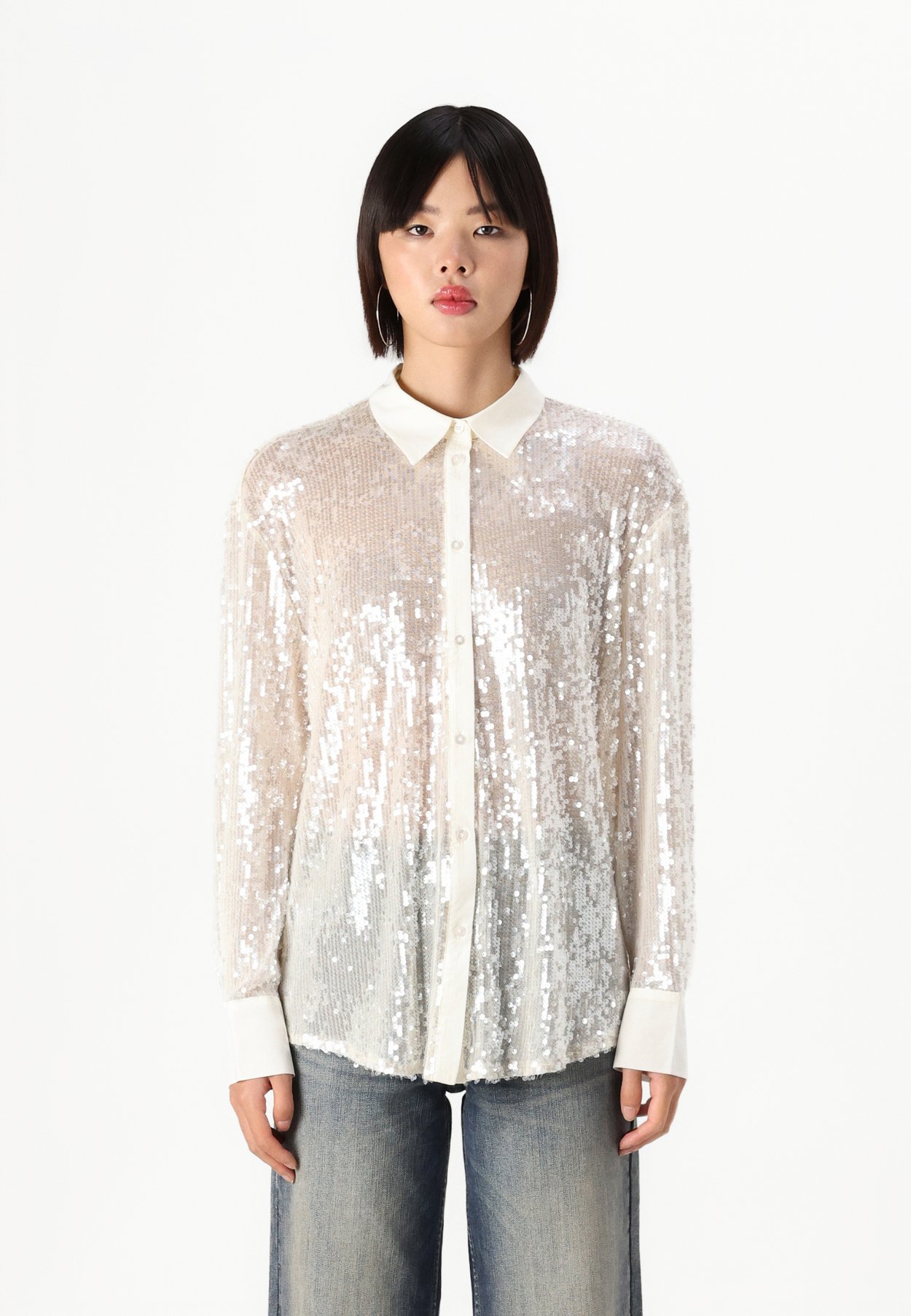 ONLCARIN LOOSE SEQUINS SHIRTS
