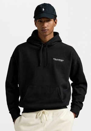 RELAXED FIT POLO SPORT HOODIE UNISEX - Sweatshirt - black