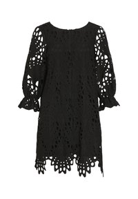 VILA VIKABELA ANGLAISE DRESS - Koktel haljina / svečana haljina - black