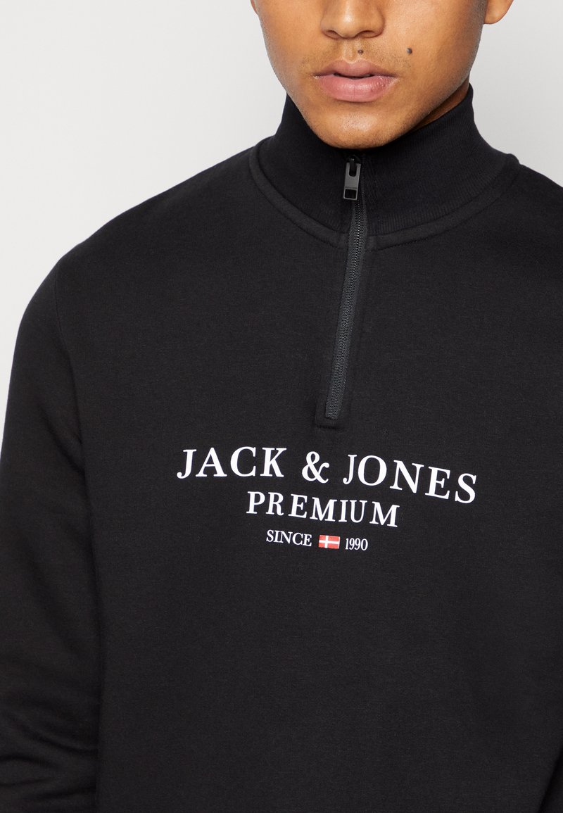 Jones PREMIUM LUASTON HIGHNECK - Sudadera - black/negro - Zalando.es