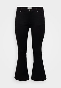 CARREESE RETRO - Τζιν καμπάνα - black denim