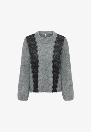 ONLY, Pullover - medium grey melange