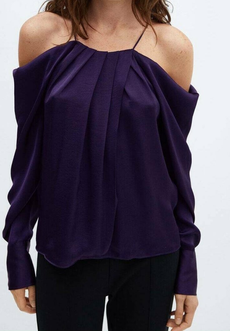 Mango Blouse - dark blue