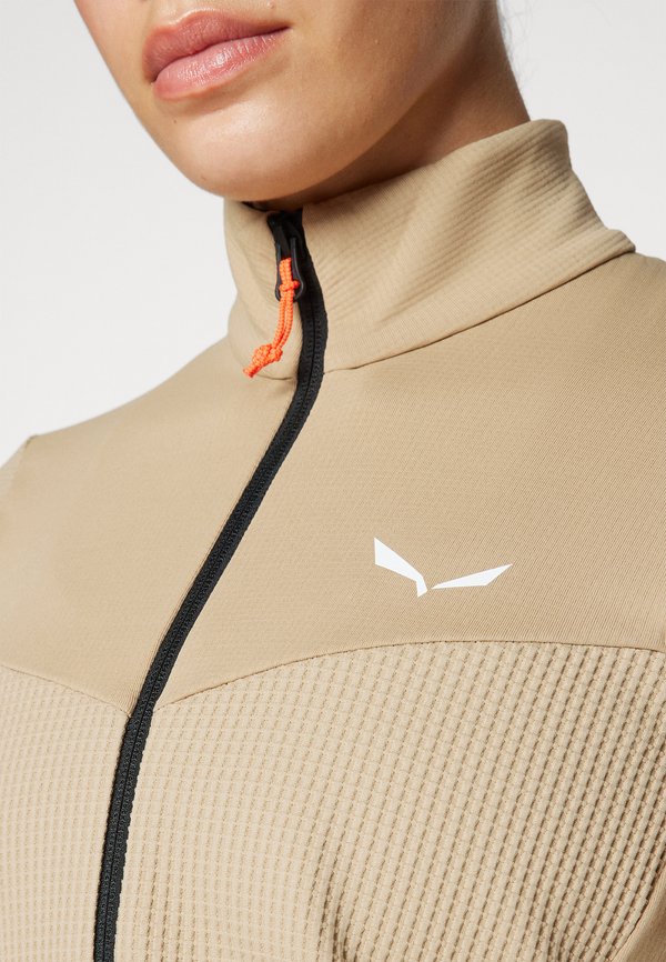 PUEZ WAFFLE JACKET - Zip-up sweatshirt - quicksand4