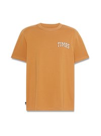 SHORT SLEEVE CHEST GRAPHIC TEE VINTAGE - Printtipaita - wheat boot