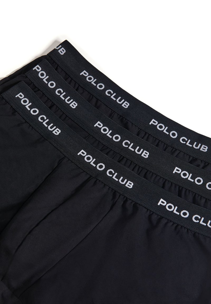 Polo Club 3PACK BOXER PC Calzoncillos black/negro