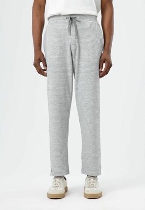 DRAWSTRING - Trousers - light grey