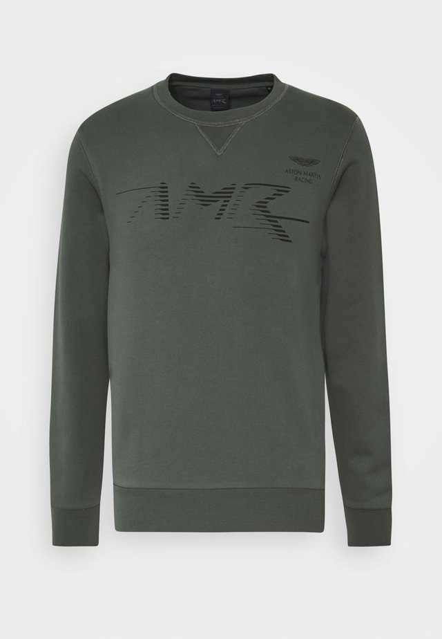 LOGO CREW - Sweatshirt - racing green