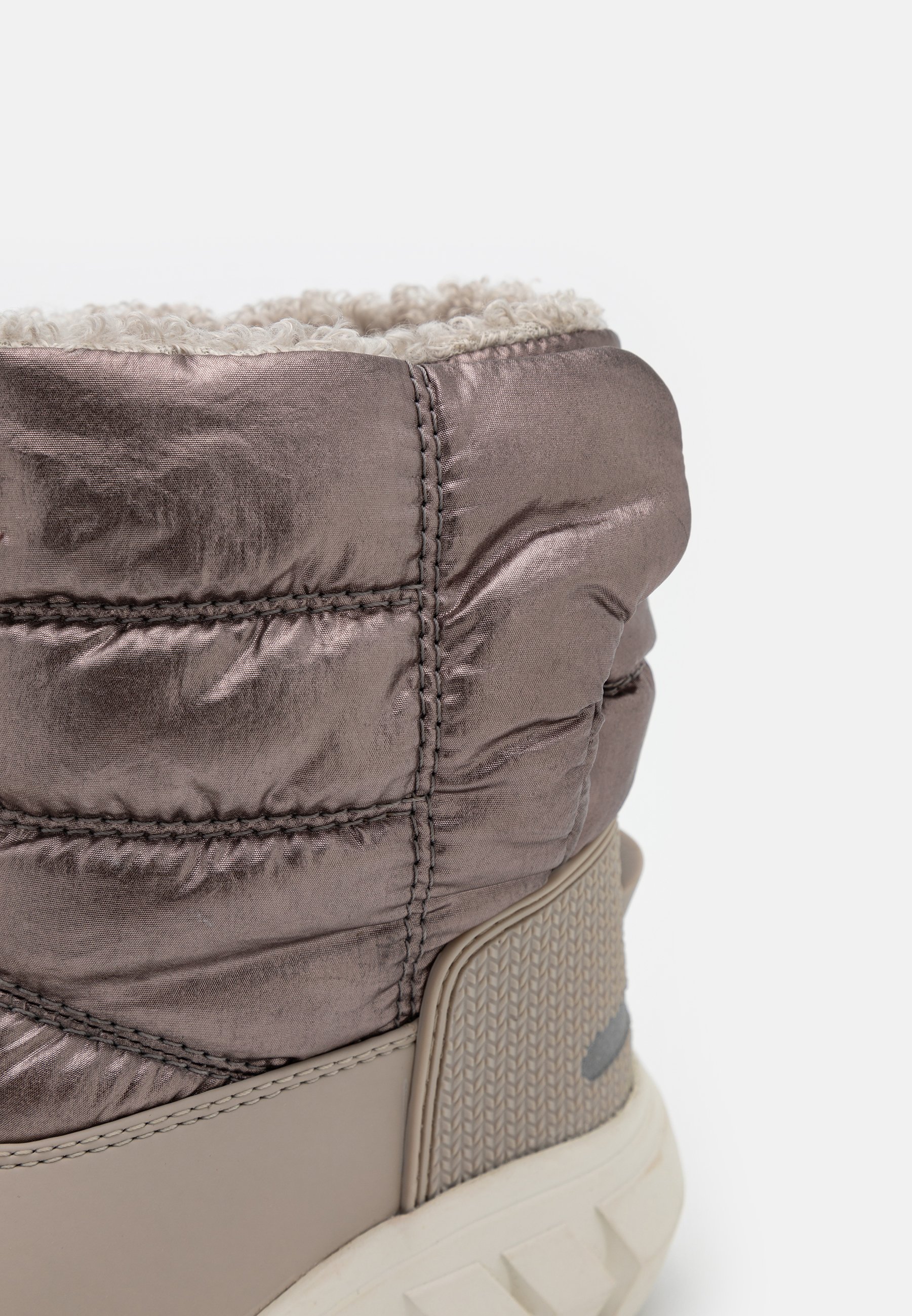 metallic winter boots