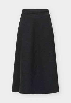 Marc O'Polo, WOVEN SKIRTS - Φούστα σε γραμμή Α - coal grey melange