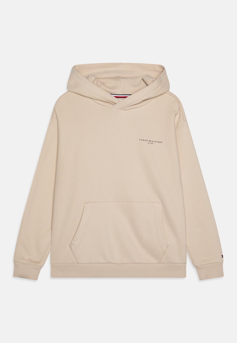 Tommy Hilfiger MINI CORP LOGO HOODIE UNISEX - Kapuzenpullover - classic beige