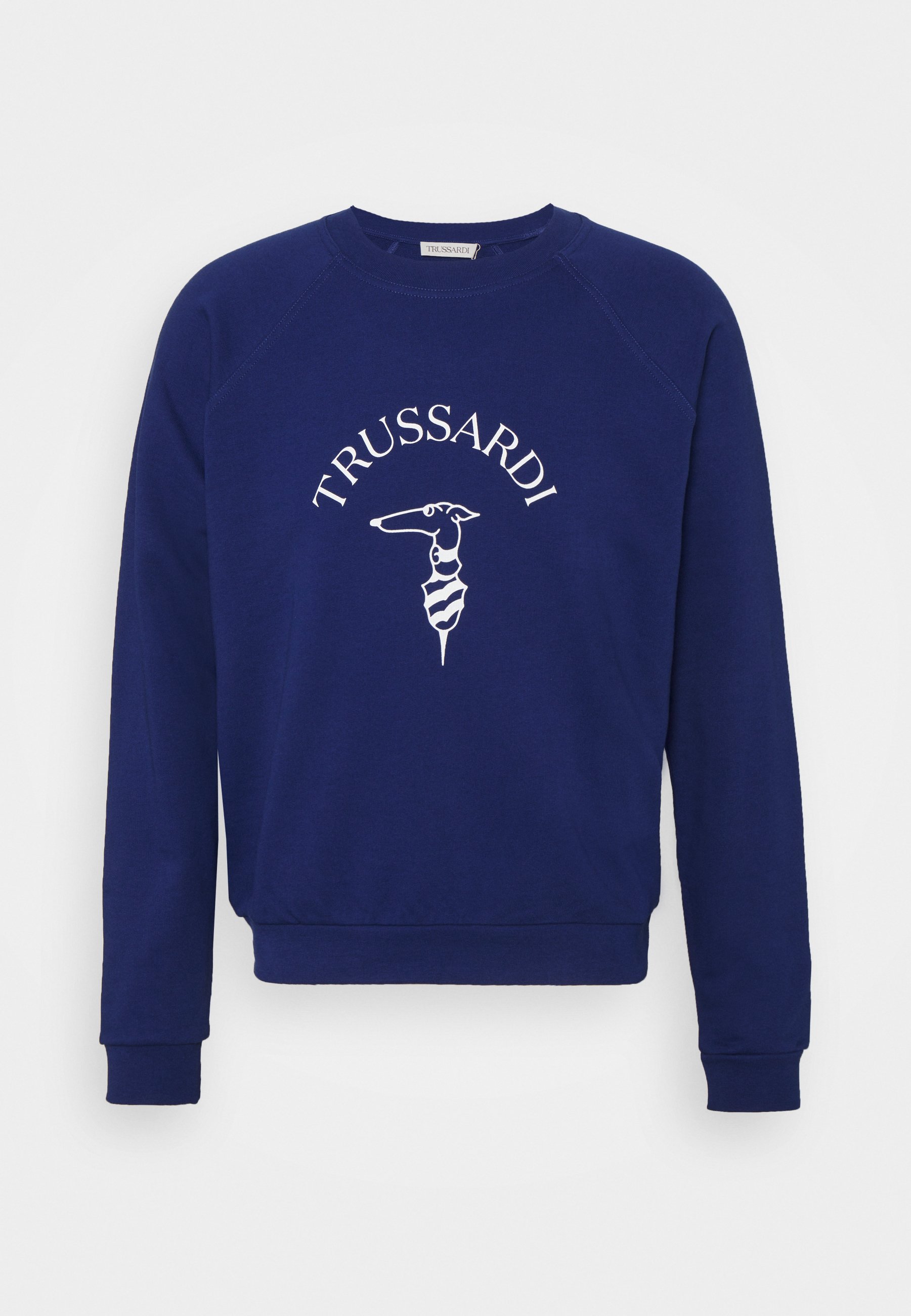 Uomo Abbigliamento Trussardi LOGO - Felpa - dark blue/blu scuro Uomo Abbigliamento Trussardi LOGO - Felpa - dark blue/blu scuro