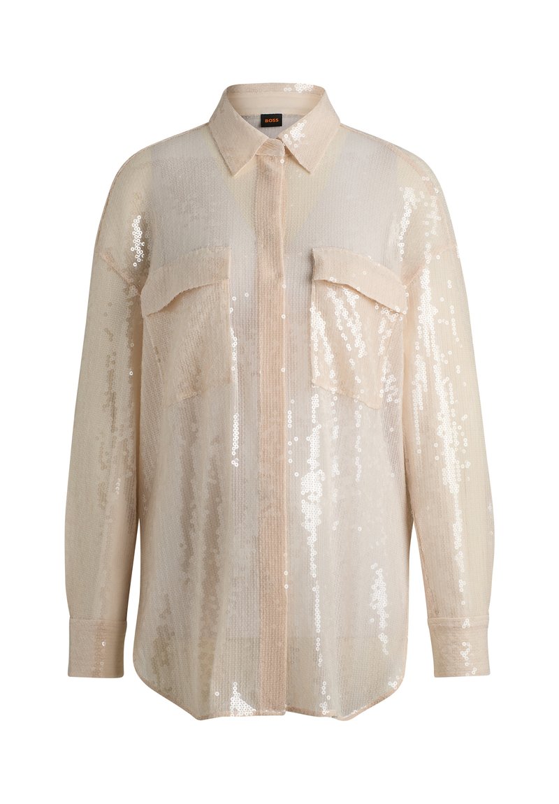 Boss Overhemdblouse beige