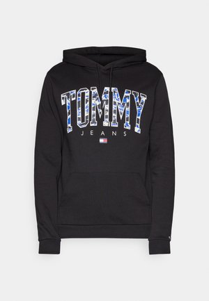 Tommy Jeans CAMO NEW HOODIE - Sweatshirt - black