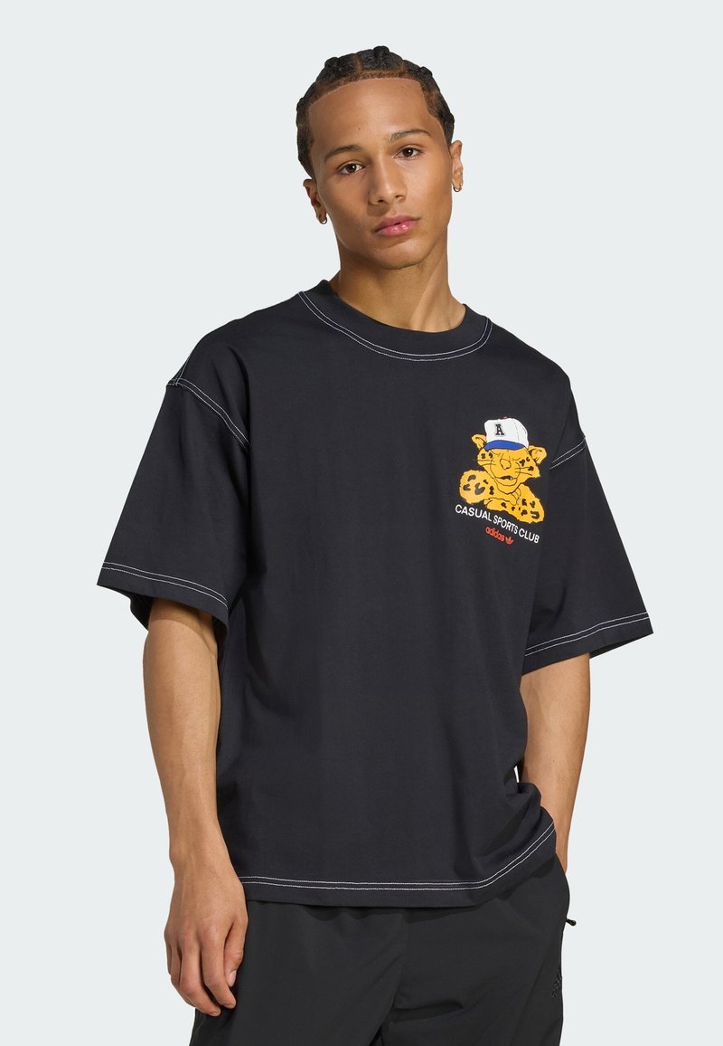 adidas Originals - GRAPHIC - Print T-shirt - black, Enlarge